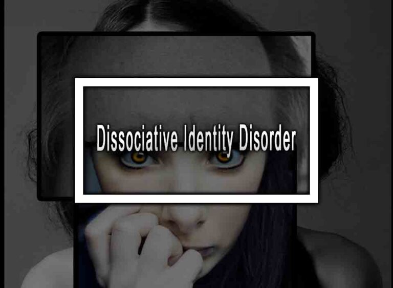 Dissociative Identity Disorder 1138