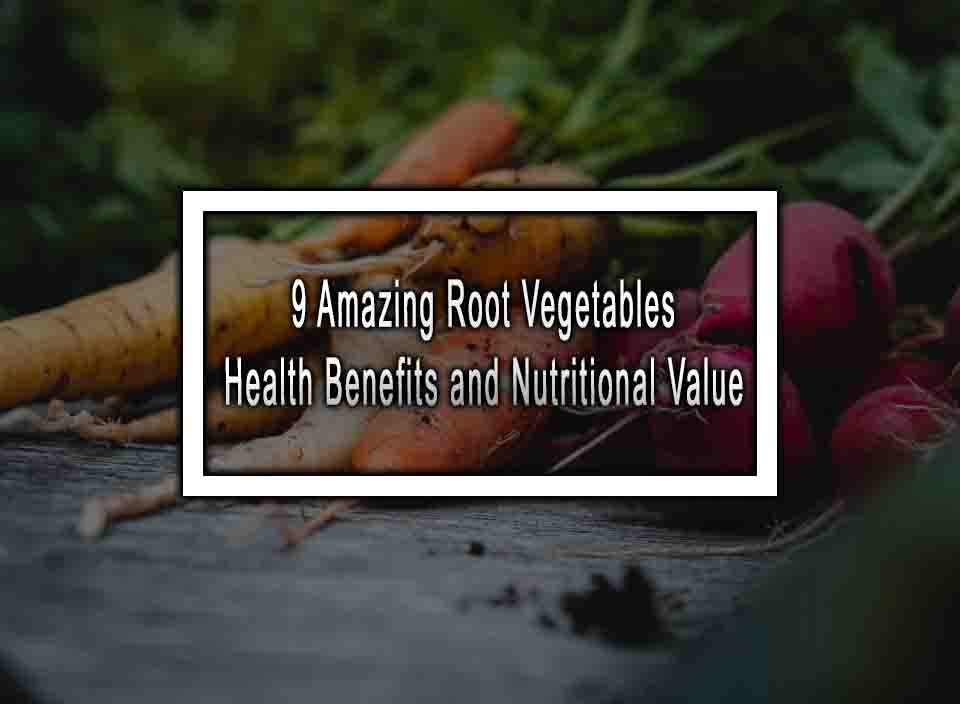 9 Amazing Root Vegetables Health Benefits and Nutritional Value