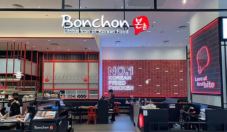 One of the Bonchon branches in the Philippines.