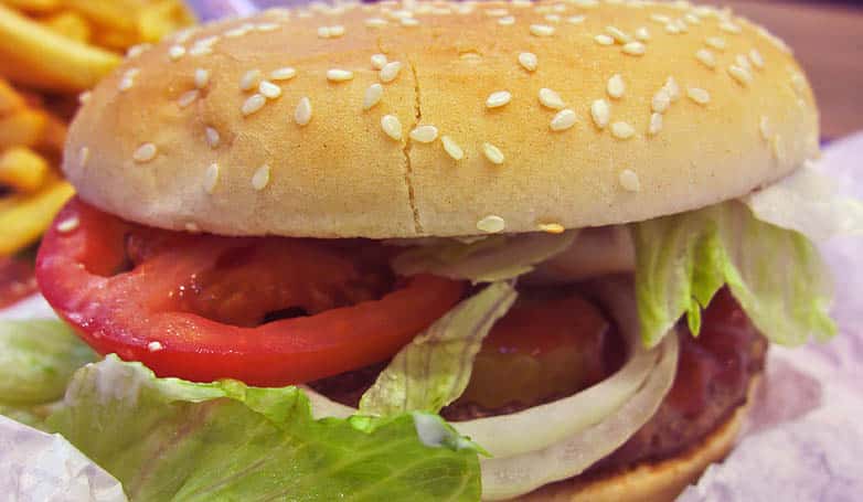 One of Burger King's signature products is The Whopper sandwich.