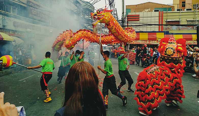 Chinese New Year celebration in Binondo Manila, Philippines